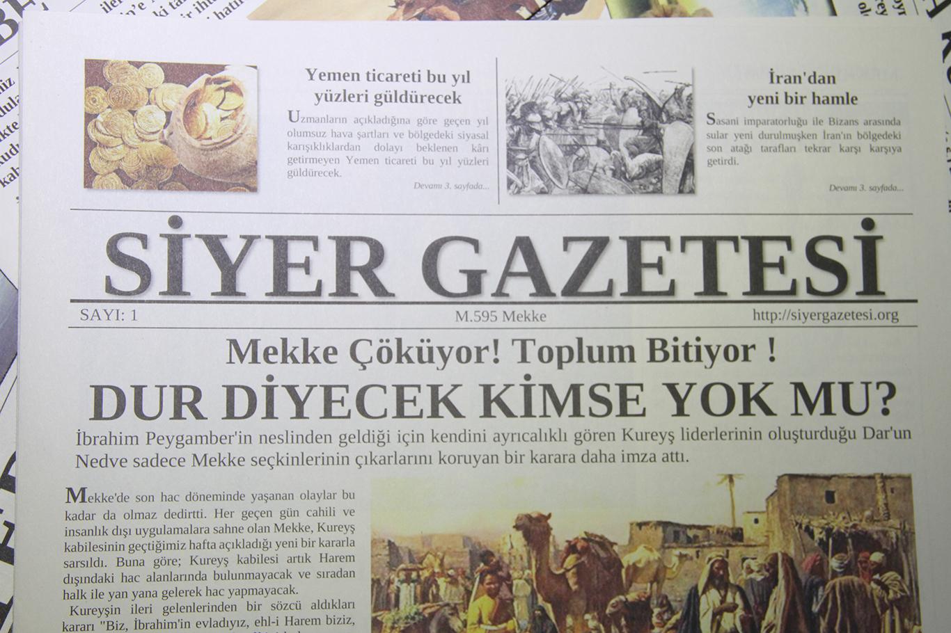 İHL öğrencileri Siyer Gazetesi çıkardı İHL öğrencileri Siyer Gazetesi çıkardı